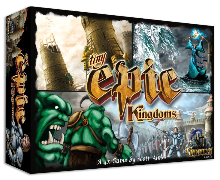 Tiny Epic: Kingdoms; bræt og brikker;
