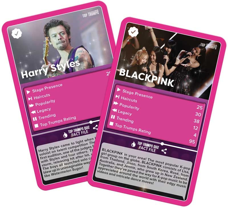Top Trumps - Pop Stars