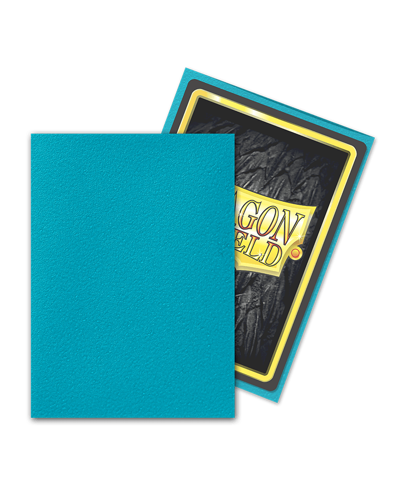 Sleeves - Dragon Shield: 100 stk. Standard Matte, Turquoise