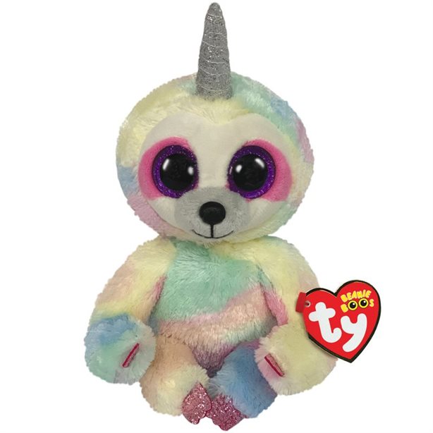 TY Beanie Boos COOPER - sloth with horn reg