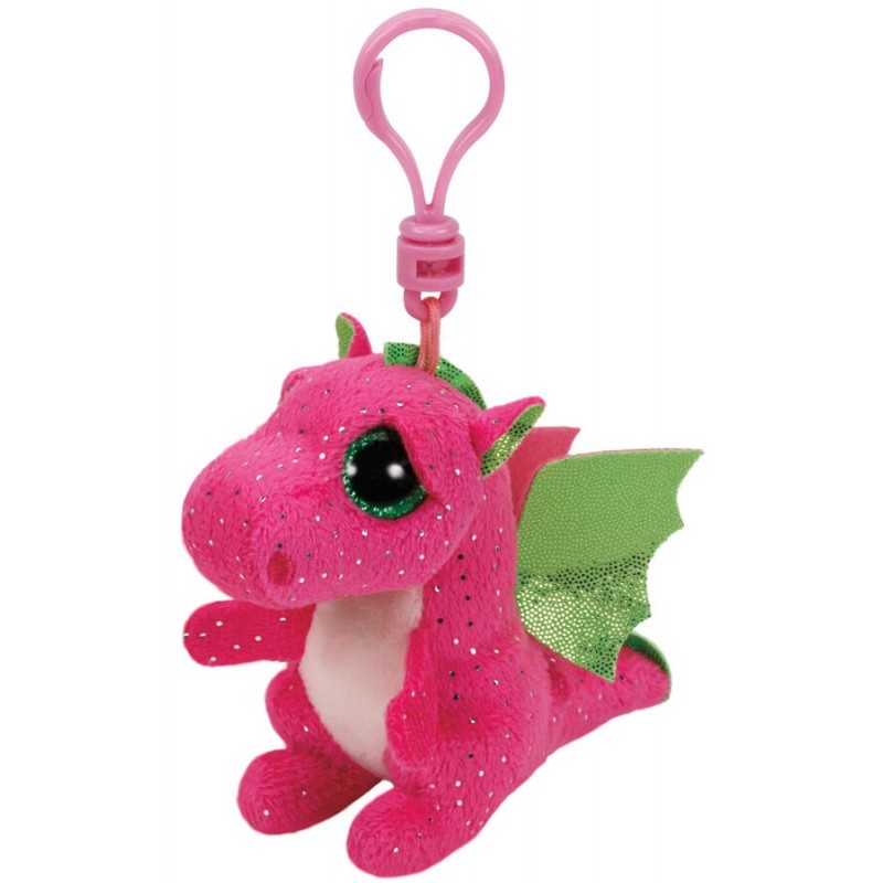 TY Beanie Boos DARLA - dragon pink clip