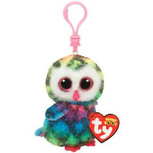 TY Beanie Boos OWEN - multicolor owl clip