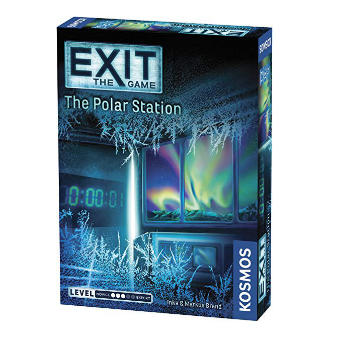 EXIT: The Polar Station, brætspil, coop, mystery game, escape room, escape game, kosmos