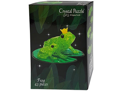 Puslespil - 3D Crystal Puzzle: Frø, 43 brikkker