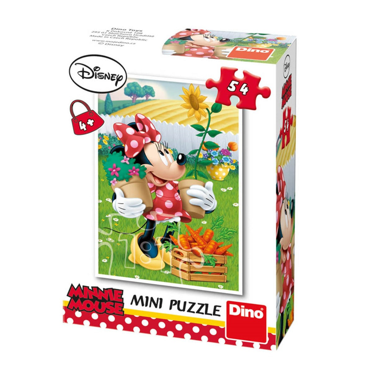 Puslespil - Minipuslespil: Disney - Minnie Mouse, 54 brikker