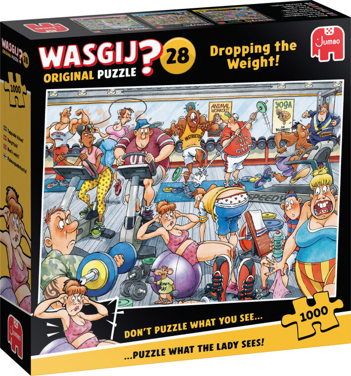 Puslespil - Wasgij Original 28: Vægttab!, 1000 brikker