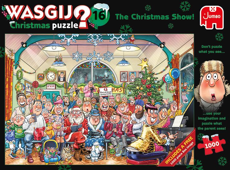 Puslespil - Wasgij? Christmas puzzle 16: Jule Showet! 1000 brikker