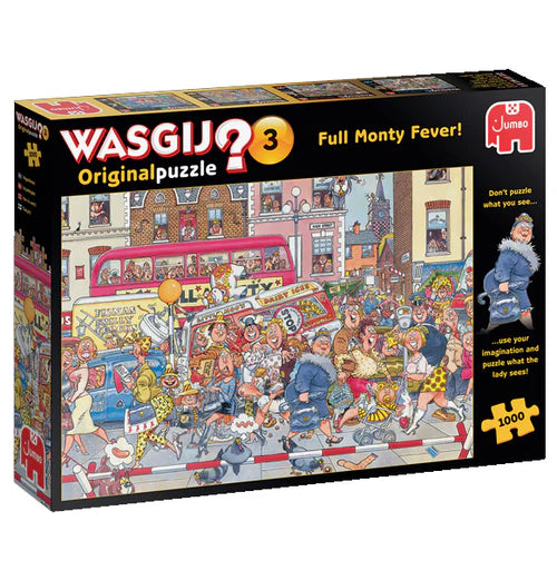 Puslespil - Wasgij Original 3: Vejarbejde!, 1000 brikker